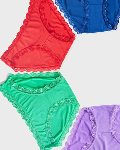 The Original Knicker - Lime  Sustainable TENCEL™ Underwear – Stripe & Stare
