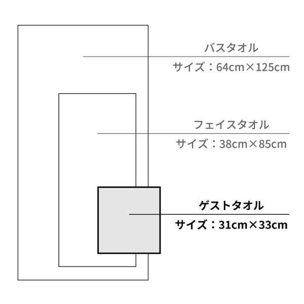 こちらの商品はゲストタオルになります