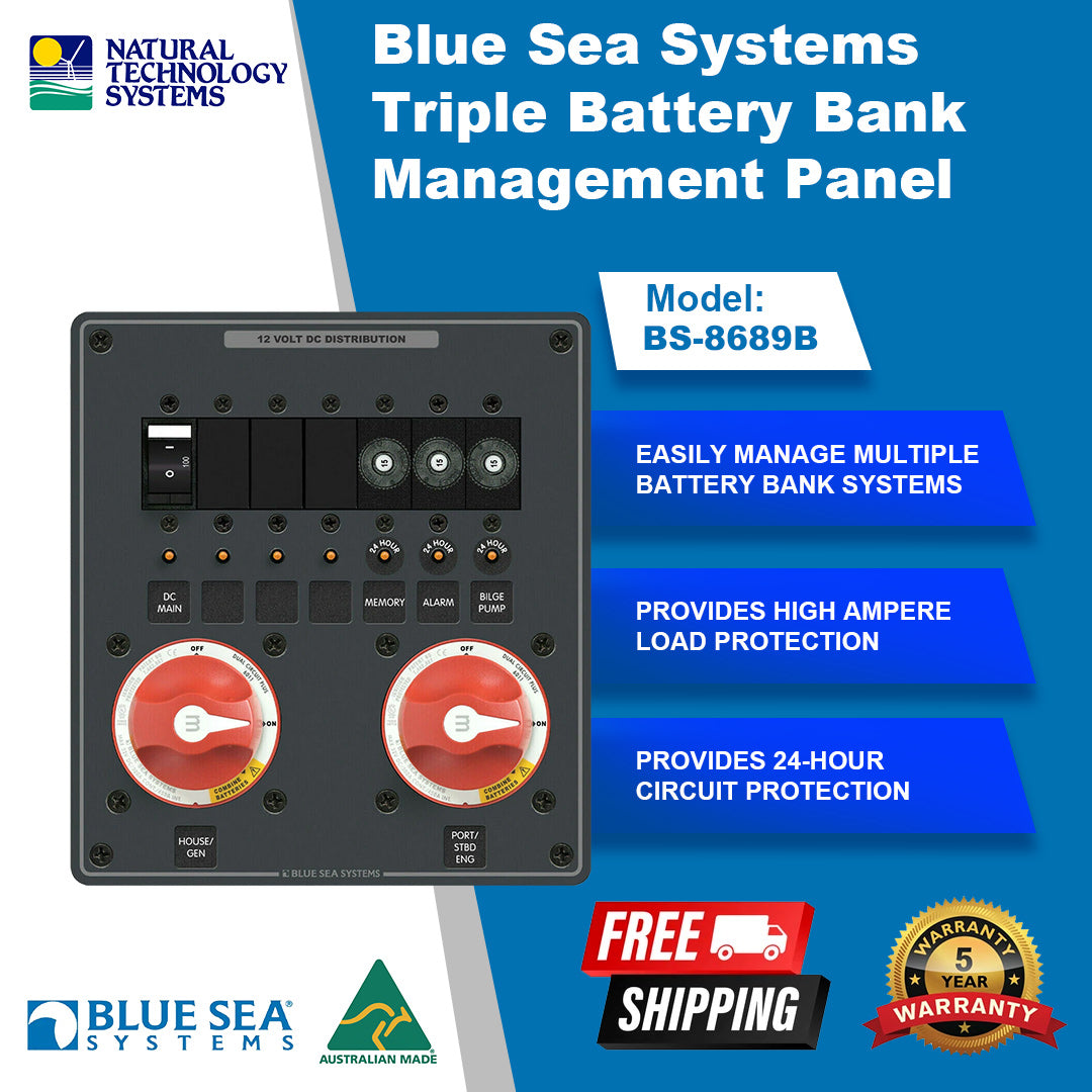 Blue Sea Systems Fernbedienbarer Batteriehauptschalter 500A