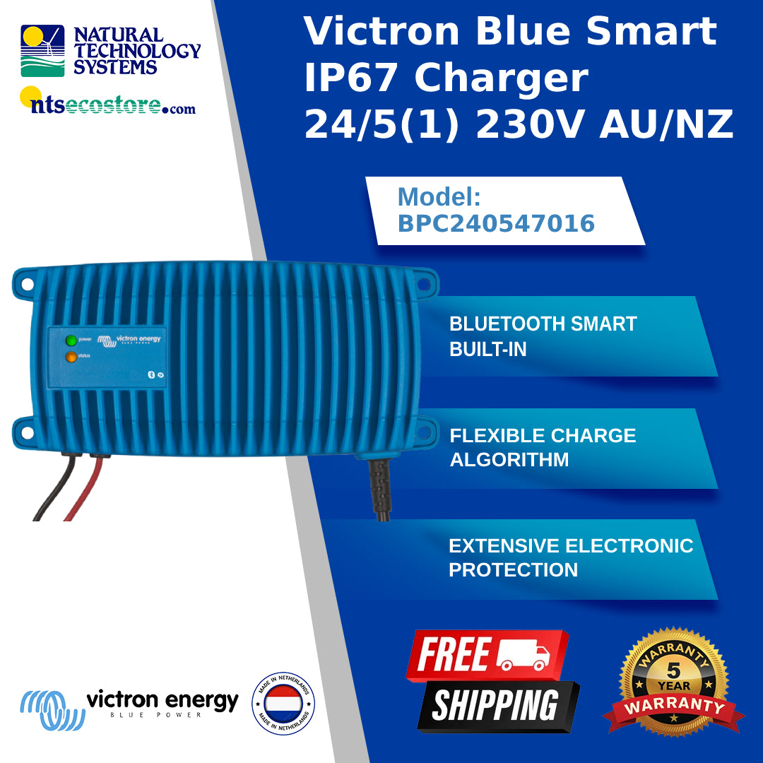 Blue Smart IP22 Charger 12/30(3) 230V CEE 7/7 Victron