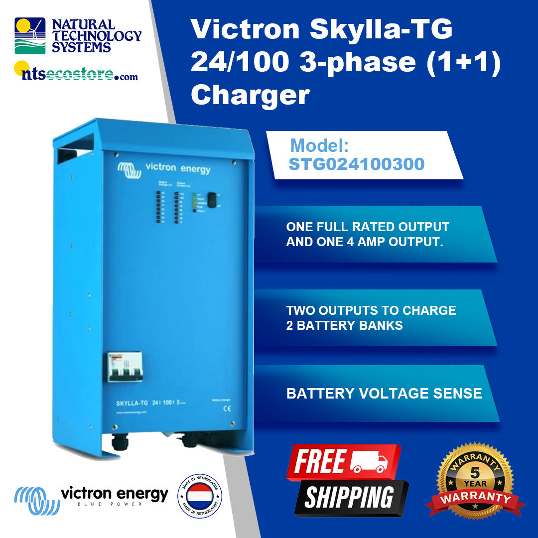 Chargeur de batterie IP65 24V 35A (3) - 120/230V - Skylla - Victron Energy