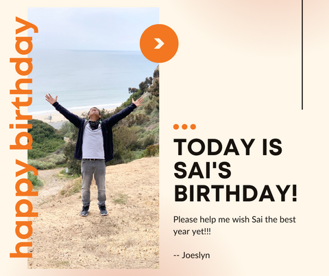Sai's birthday
