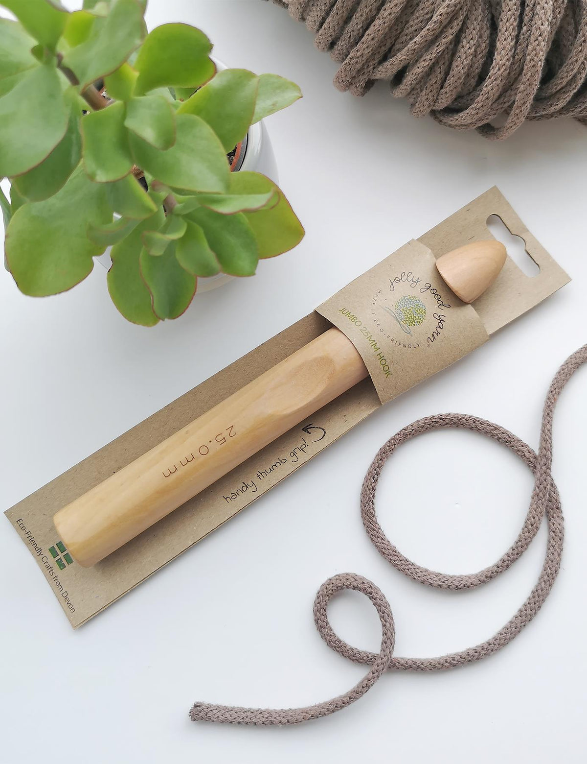 Jumbo Premium Bamboo Crochet Hook