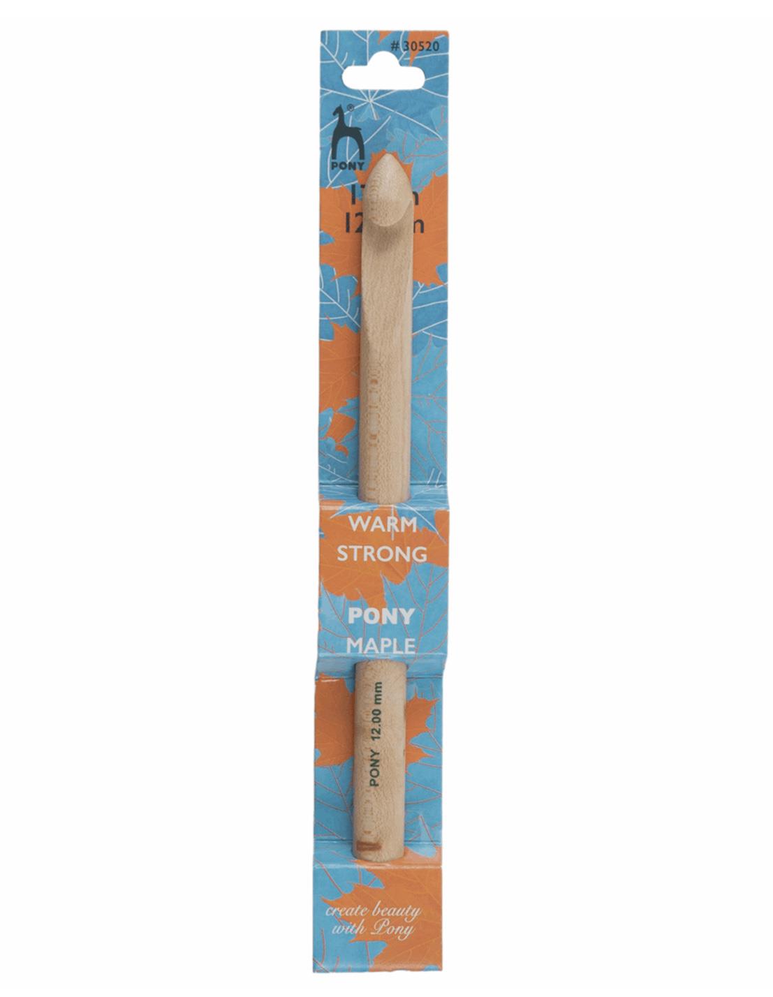 Jolly Good Yarn 15mm birch crochet hook