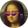 Rainbow Mona Lisa