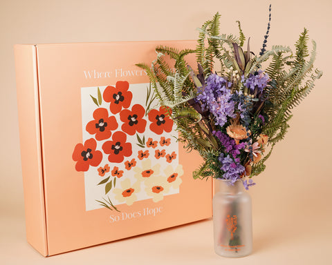 scented preserved flower bouquet