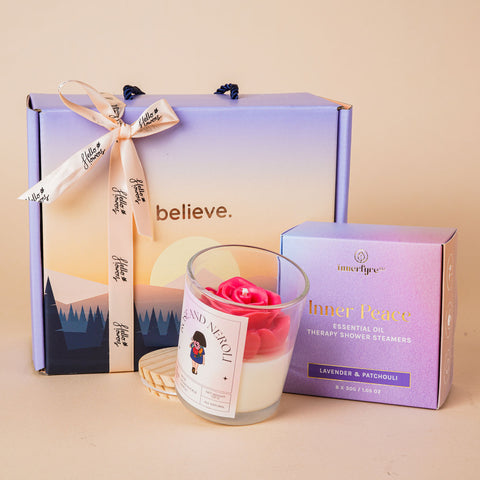 custom candle bundle corporate gift