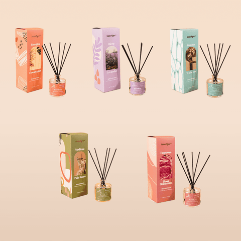 sanity series reed diffuser collection