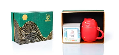 Gift Tea Set with Ceramic Infuser by Shinrinyoku Tea