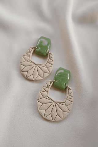 polymer clay earrings