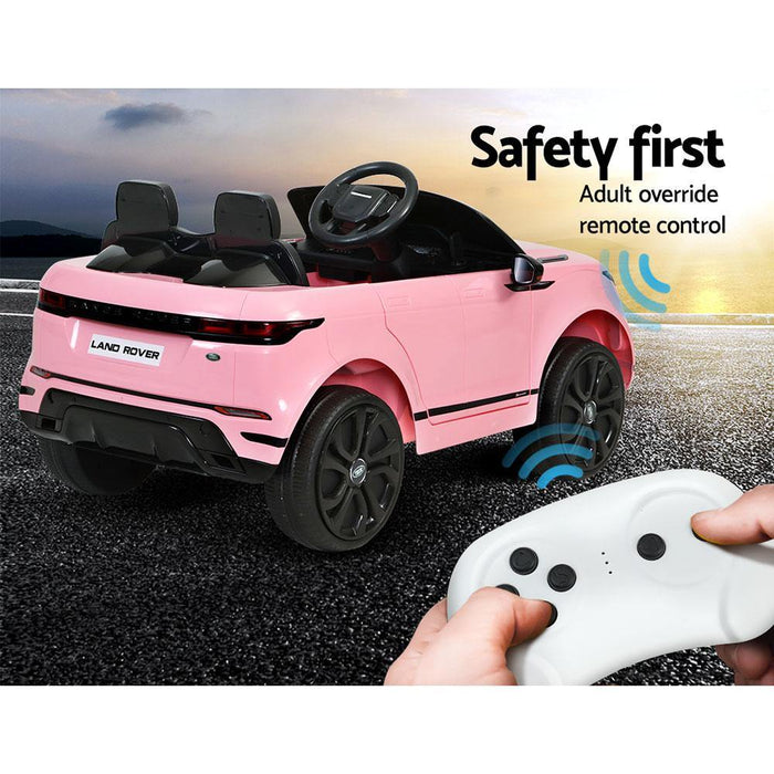 pink ride on car with remote