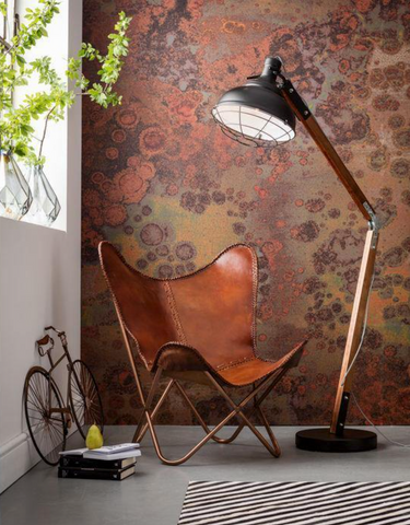 Armchair Butterfly Brown by KARE