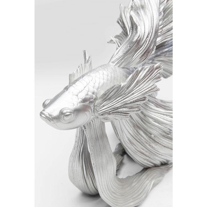 Kare Design | Deco Object Betta Fish Silver Small