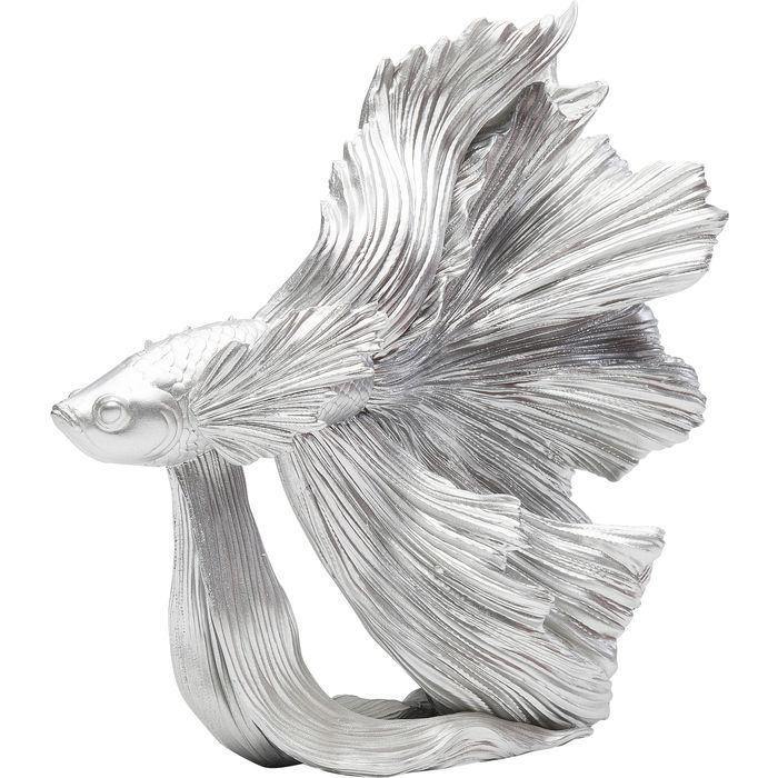 Kare Design | Deco Object Betta Fish Silver Small