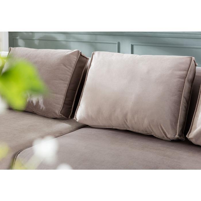Kare Design | Sofa Infinity Velvet Taupe Right