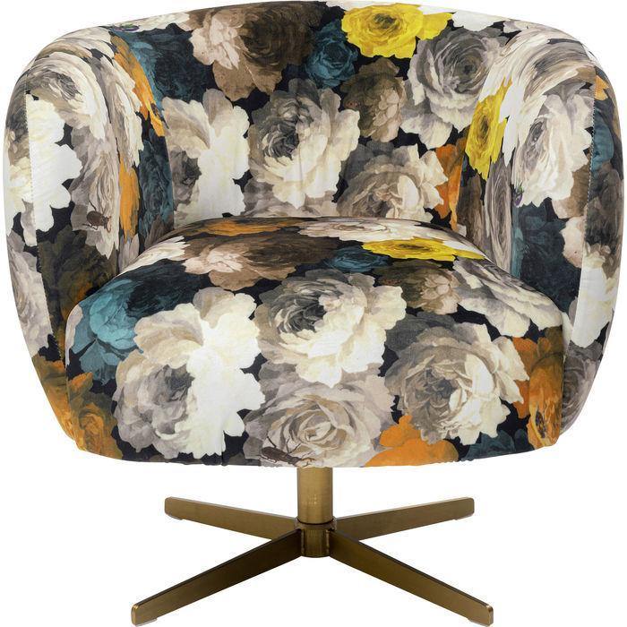 flower swivel chair