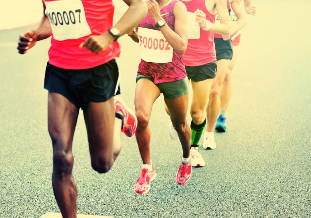 coureurs à pied