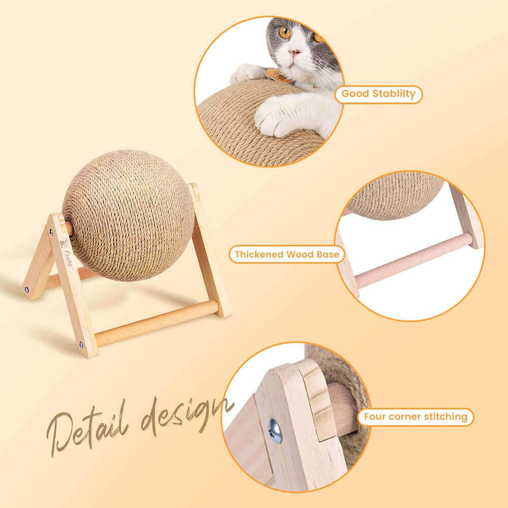 Cat Scratching Ball