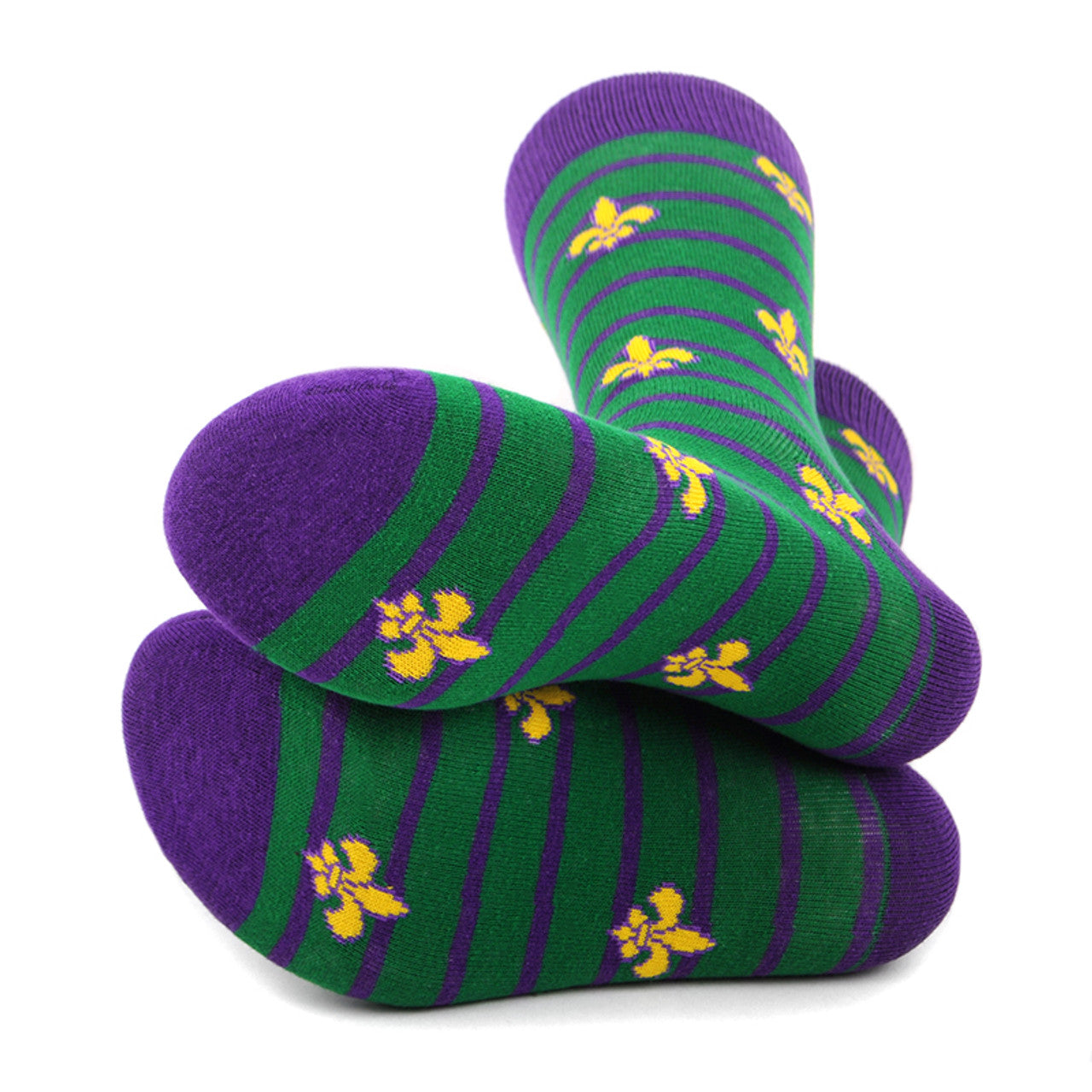 Rainbow Striped Socks (Pair) – Mardi Gras Spot