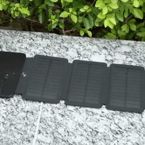 Painel Solar Carregador Portátil Dobrável para Celular e Dispositivos USB Loja InovaStock