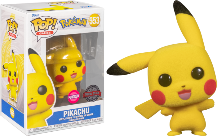 funko pop pikachu flocked