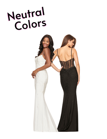 Neutral Colored Prom Dresses