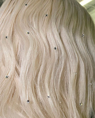 Hair Rhinestones Hairstyle For Prom - Faviana