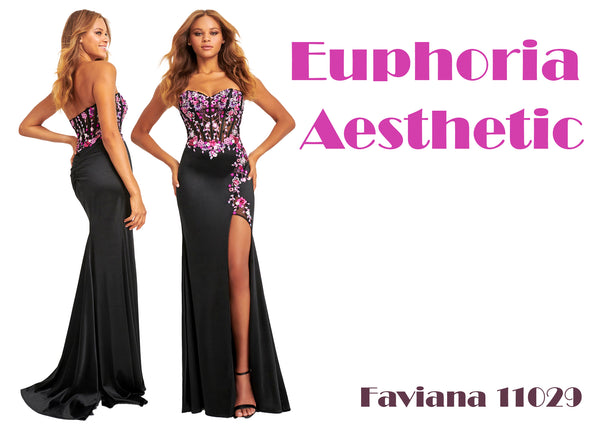 Euphoric dresses will have you looking flashy, but classy, at prom.