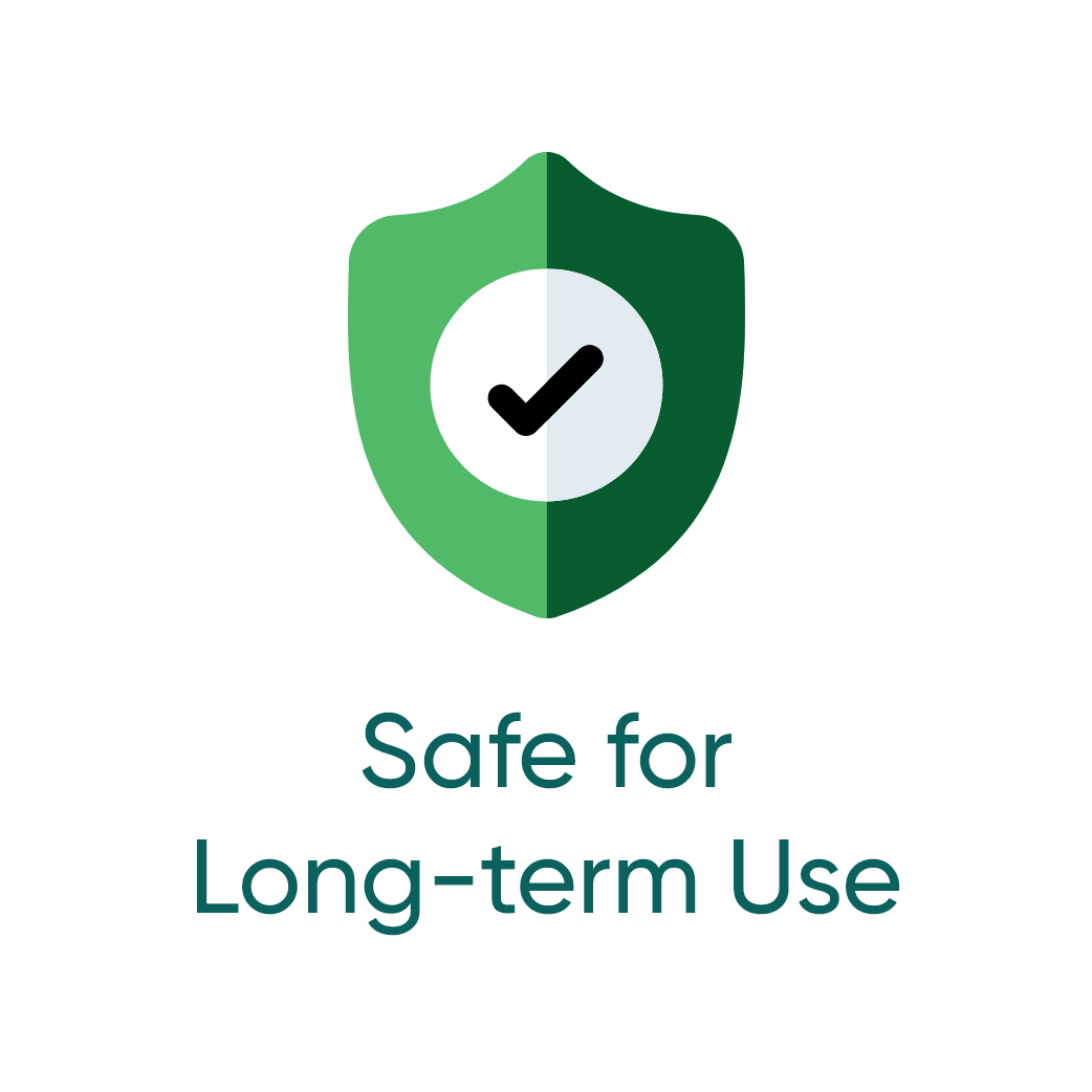 Safe for long-term use