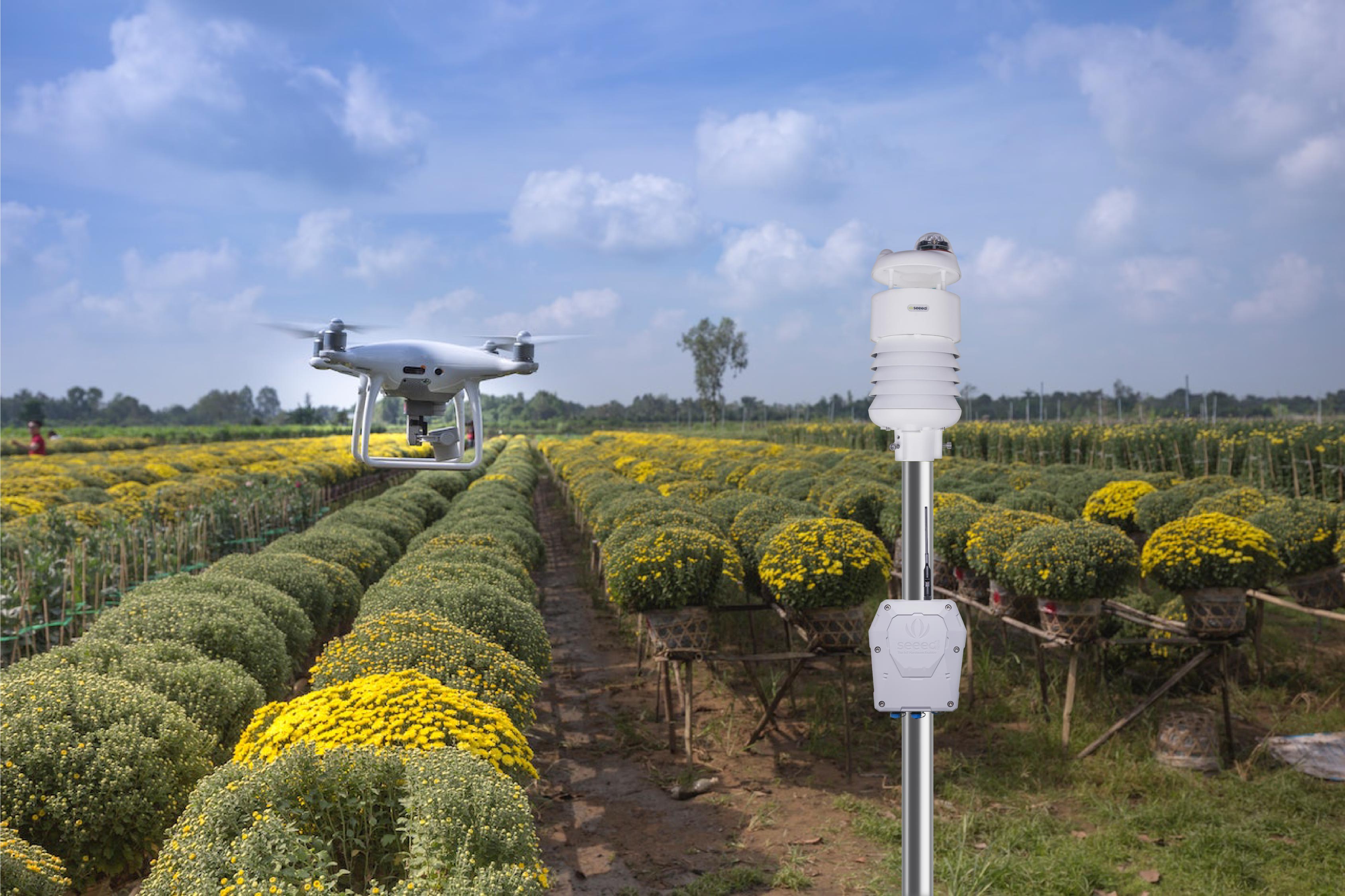 weather station for pest management in agriculture