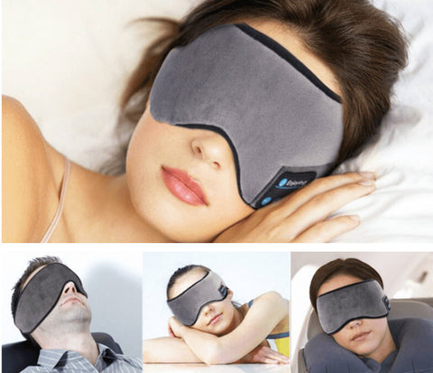 Máscara de Dormir com Fone de Ouvido Bluetooth (BLOQUEIA 100% DA LUZ)