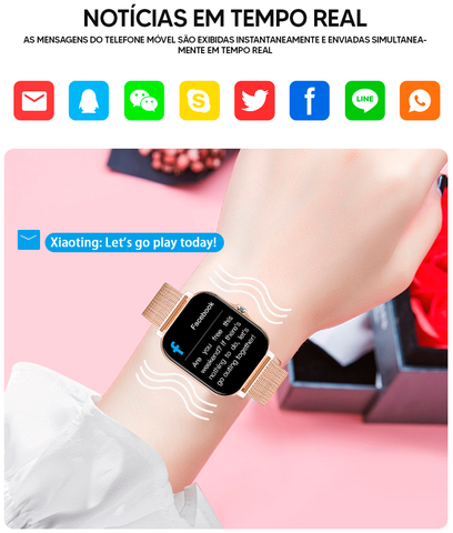Relógio Smartwatch Cf Style 2.0 Touchscreen - A Prova D'água