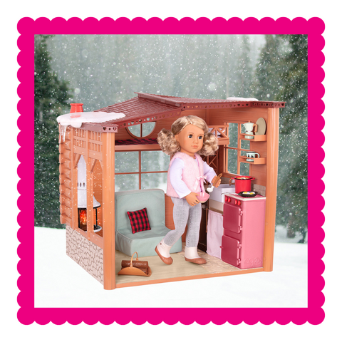 Cabin Cozy house, doll house OG doll