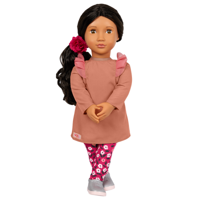 Rosa, 18-inch Multicolored Hair Doll