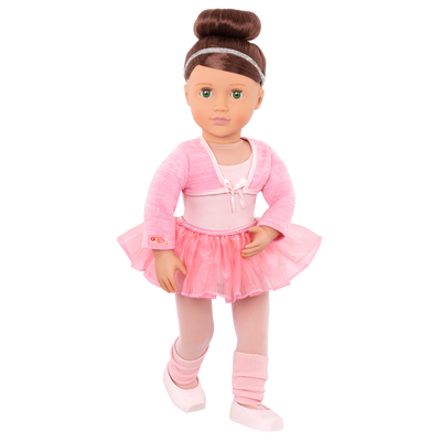 Lucy Grace (Heloisa Lolo), 18-inch Yoga Doll Brown Hair