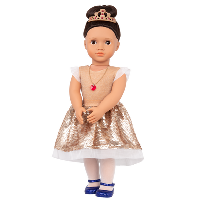 Our Generation, Sarah, 18-inch Doll with Tiara