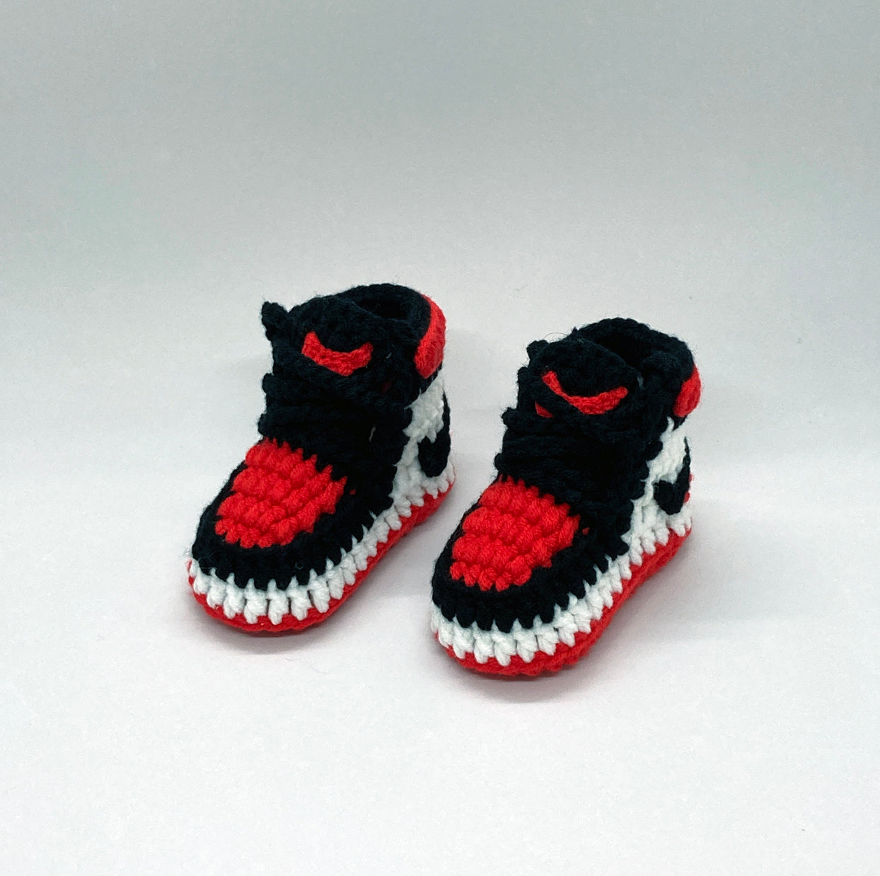 Baby Crochet Sneakers - AJ1 Chicago 