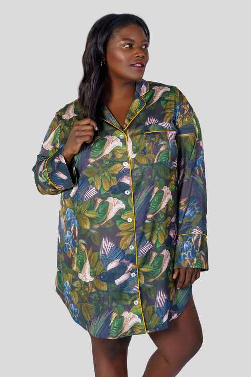 SATIN SLEEPSHIRT