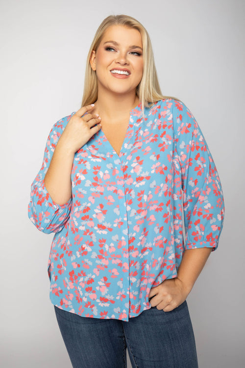 PINTUCK BLOUSE - Pacific Meadow