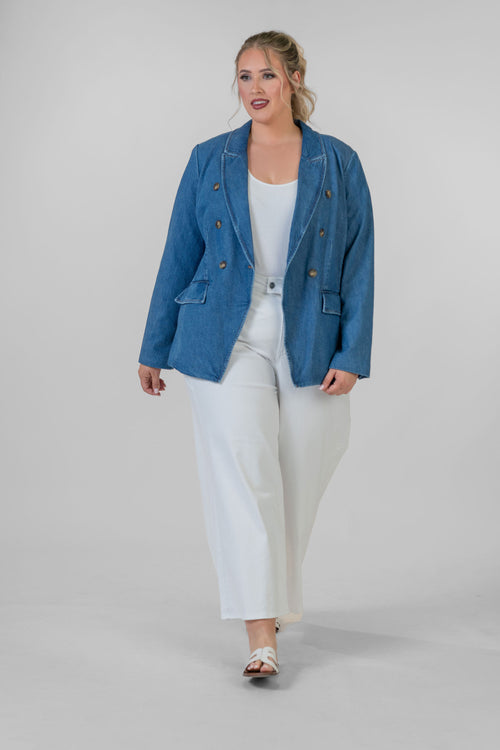 MICHELLE DENIM BLAZER