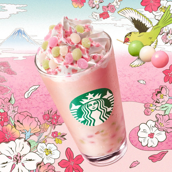 Starbucks 2024 Hanami Dango Frappucino 花見だんご フラペチーノ