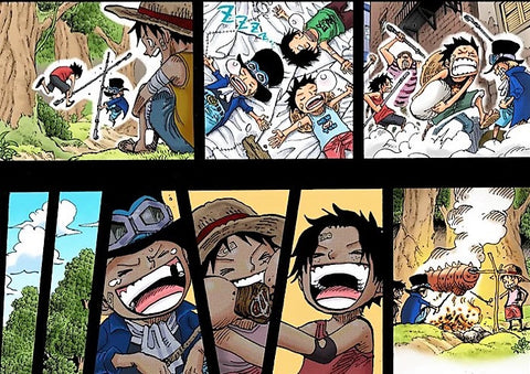 background story of luffy from one piece