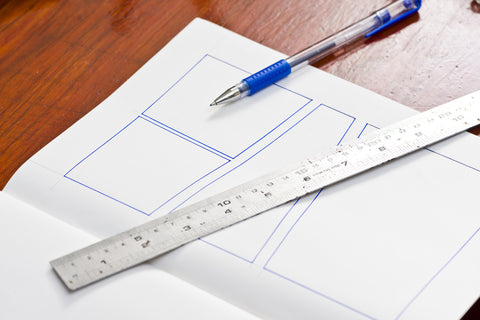 draw manga panel layout