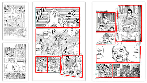draw manga panel layout