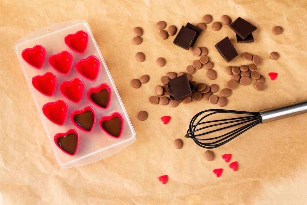 You can find several DIY kits in Japan to make your own Valentine's chocolates.
