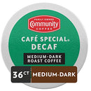 Image of Community Coffee Caf Special 36 Count Coffee Pods, Medium-Dark Roast Decaf, Compatible with Keurig 2.0 K-Cup Brewers, 36 Count (Pack of 1)