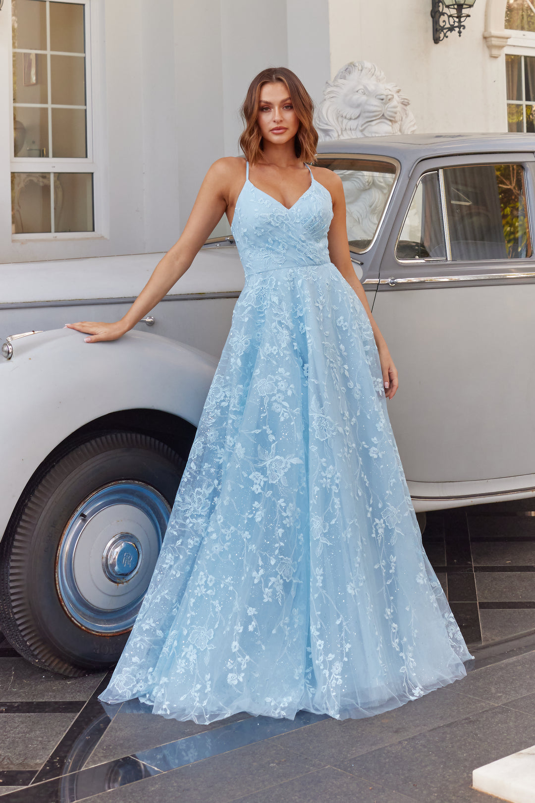 Isla Fitted Strapless Satin Formal Dress - PO991