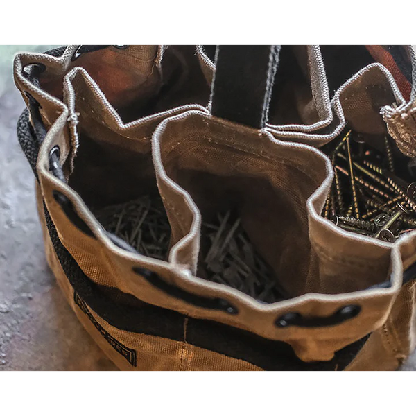 Tool Bag for Bucket – Quality Waxed Canvas Organizer