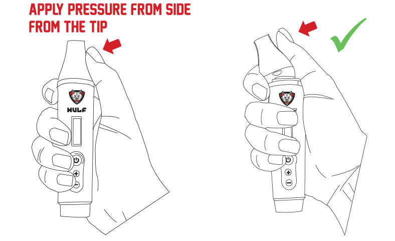 Instructions how to properly open the Wulf SX Vaporizer