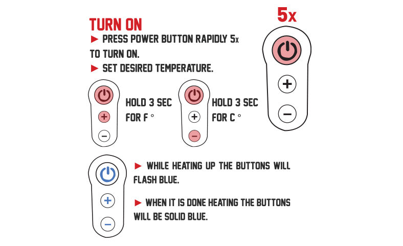 How to turn on the Wulf SX Vaporizer